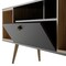 Manhattan Comfort Theodore 62.99 TV Stand, Black and Cinnamon 222552 - alternate 6